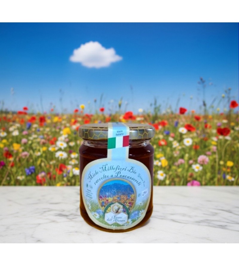 Miele Millefiori di Pescasseroli Biologico - I Frutti dell'Alveare Miele Millefiori di Pescasseroli Biologico - I Frutti dell'Alveare
