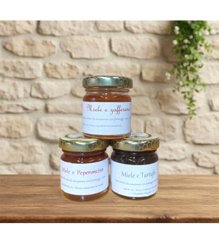 Tris Vari Gusti di Derivati del Miele - I Frutti dell'Alveare