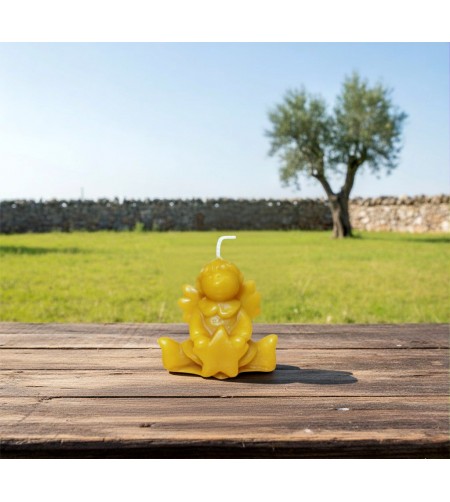 Candela Angioletto Stella Pura Cera d'Api - I Frutti dell'Alveare