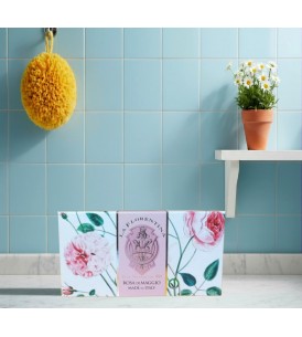 Cofanetto Saponi Rosa di Maggio - Saponerie Fissi