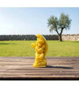 Candela Angioletto Mezza Luna in Pura Cera d'Api - I Frutti dell'Alveare