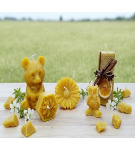 CANDELA FIAMMA GRANDE PURA CERA D'API