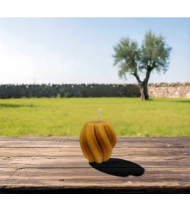 Candela Fiamma Piccola Pura Cera d'Api - I Frutti dell'Alveare
