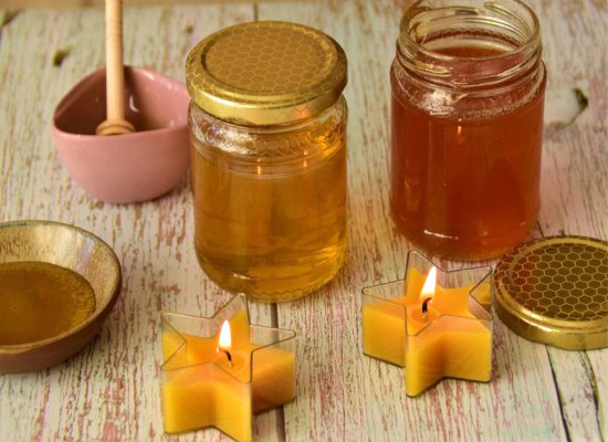 Candele con il Miele
